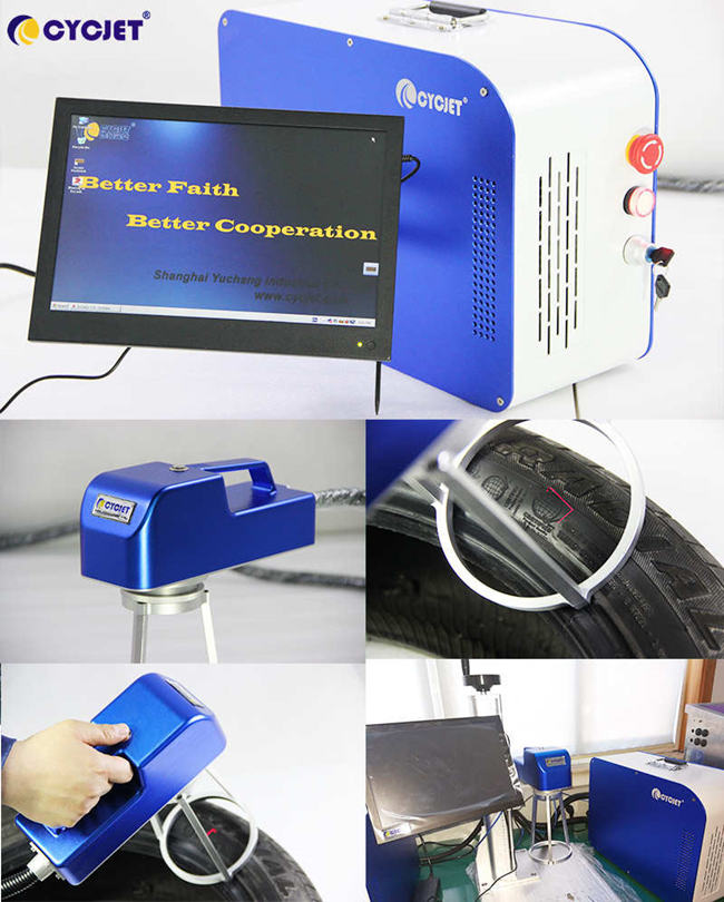 Портативный Handheld лазерный принтер Engraver D100 лазера волокна Handheld