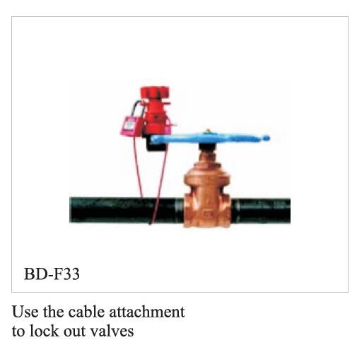Use The Cable Attachment Safety Universal Ball Valve Lockout