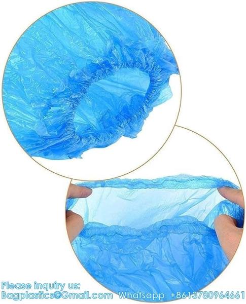 Boot And Shoe Covers 19 Inch Tall Extra Large Durable Water/Skid Resistant Long Shoe Cover Clear Waterproof Anti-Slip