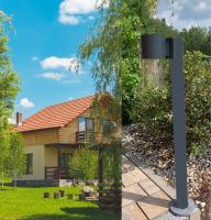 Lumières actionnées solaires imperméables de pelouse de voie de lumière solaire lumineuse élevée de borne