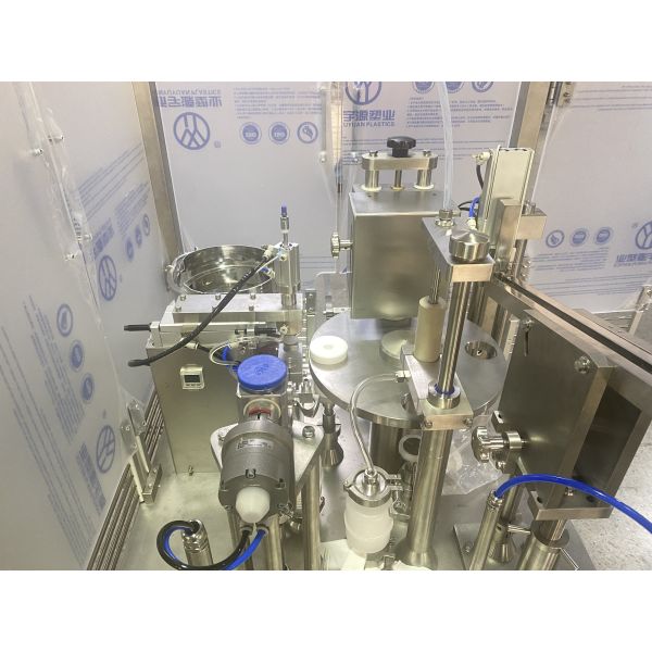 High Viscosity Cosmetic Gel Dental Paste Capping Plugging Lure Lock Vaccine Syringe Filling Machine