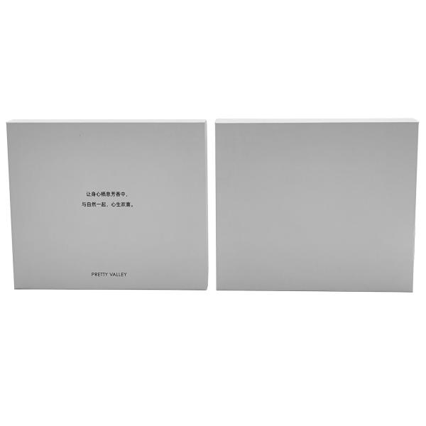 Free Sample White Lid and Base Cardboard Gift Box for Parfum Essential Oil Skin Care Products Perfume Bottle packaging