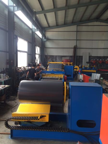 High Speed Steel Coil Slitting Machine for Recoiler ID:508-610mm, Coil OD:Max. 1500mm, Thickness: Max. 8mm