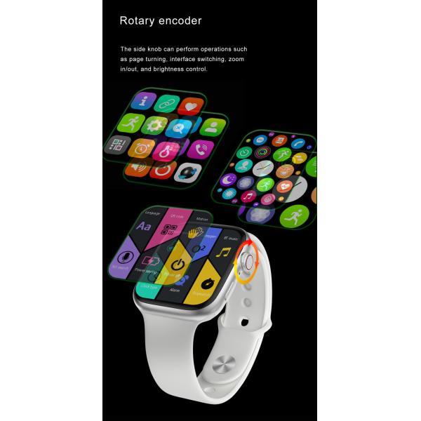 1,75» Smartwatch Bluetooth экрана 240MAH вызывает IWO 13 12 I8 Pro BT5.0