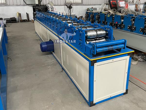Punching hole shutter door forming line for Saudi Arabia