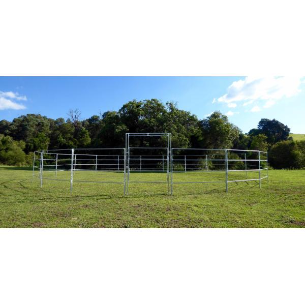 Australia Hot dipped galvanized 1.8m height livestock steel horse fence panels