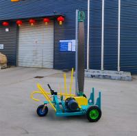 Le bois électrique a vu le bois de construction couper la scierie à chaînes de scierie portative