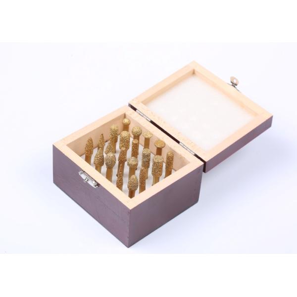 6mm Shank Dia Diamond Burr Bits High Durability For Stone Granite And Concrete