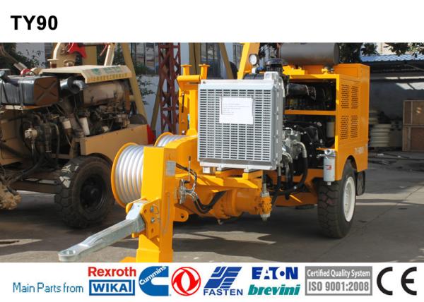 Overhead Line Stringing Equipment Conductor Steel Wire Rope Puller