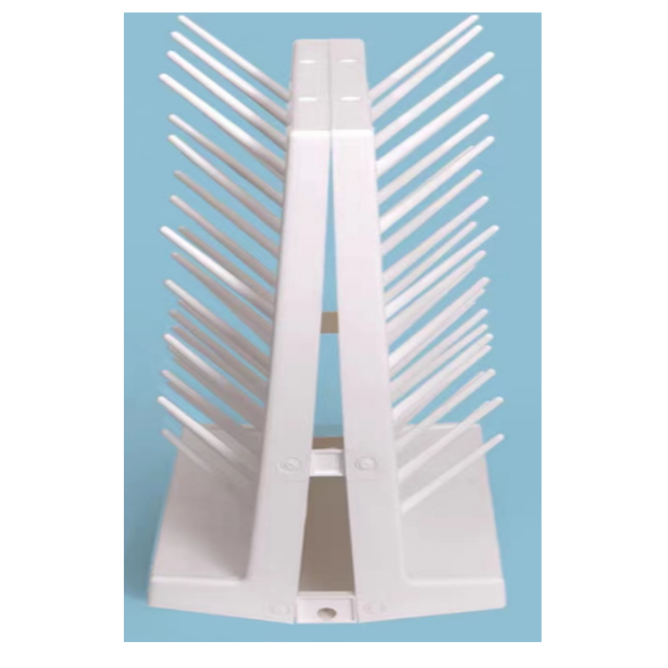 Single Sided Lab Glassware Rack Heavy Duty Polypropylene Lab Drying Rack