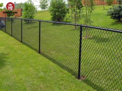 Low Carbon Steel Wire 1.8*15m Roll Galvanized Chain Link Fence Abrasion Proof