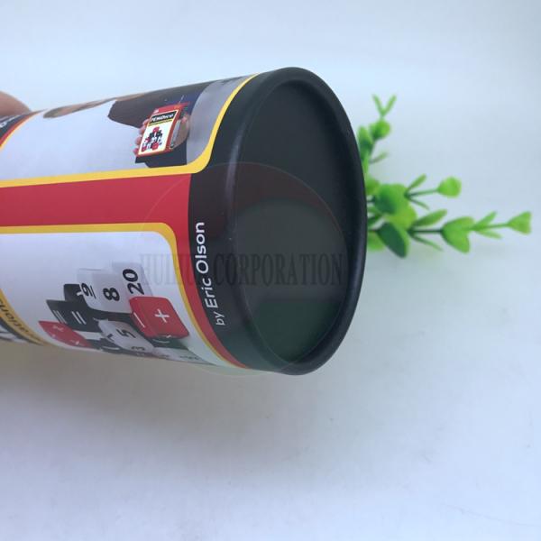 Подгонянная Recyclable трубка бумаги Kraft упаковывая для печатания штемпелевать золота головоломки