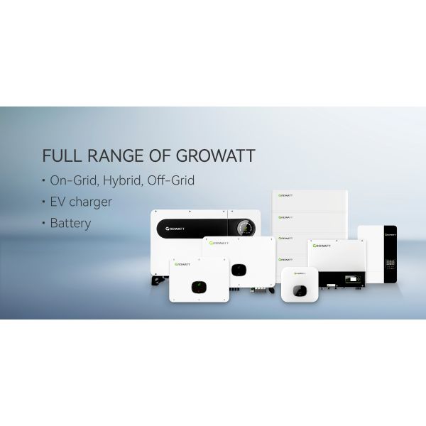 Growatt Solar Inverters 8Kw 10Kw Split Phase Hybrid Inverter With Mppt Charge Controller