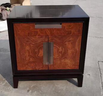 wood  venner night stand/bed side table,hospitality casegoods,hotel furniture NT-0061