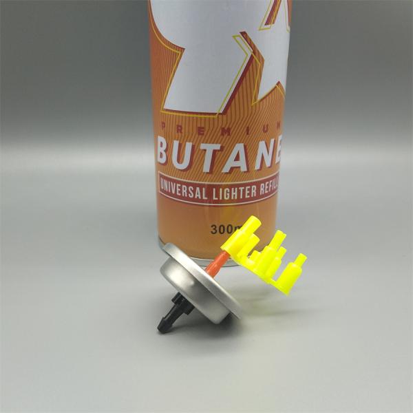 Universal Butane Refill Adapter for Industrial Torches with Anti-Corrosion Nickel Plating