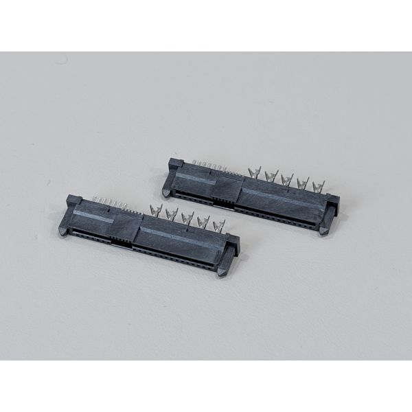 High-Reliability SAS 29P 180° IDC Female PCB Connector, Ni/Au/Sn Plated Terminals | Electrical Wire Cable Connector Customization for Server & Power Applications