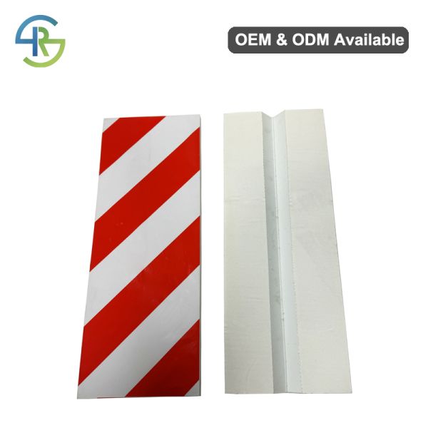 90 Degree Parking Garage Bumper Guard Red White Car Wall Protector