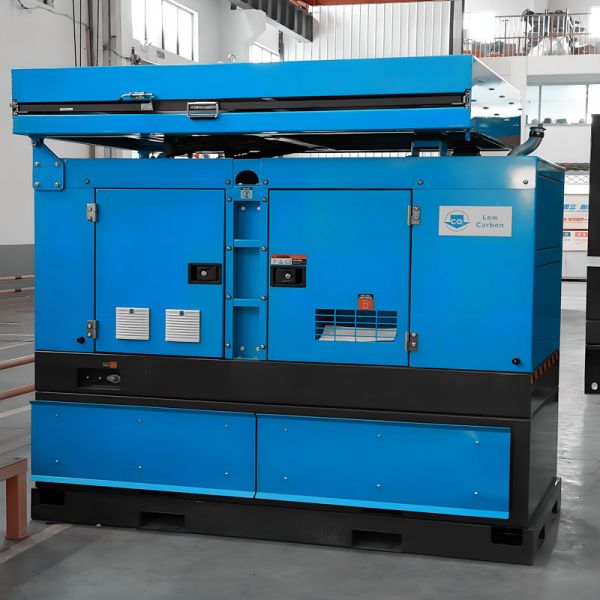 Solar Diesel Hybrid Power Generator Set 50Hz Frequency Environmentally Friendly Solar Panel Diesel Generator