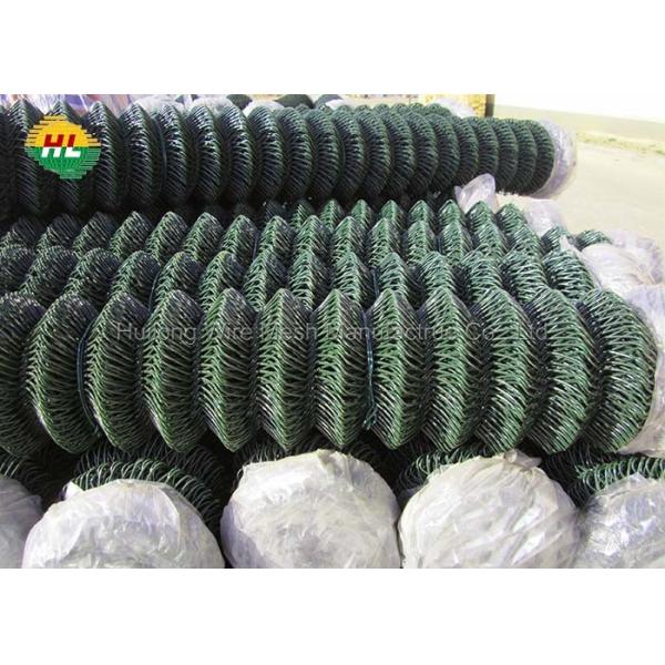 гальванизированное звено цепи 6ft 50*50 x 9 Ga покрытое серым цветом ограждает тяжелое