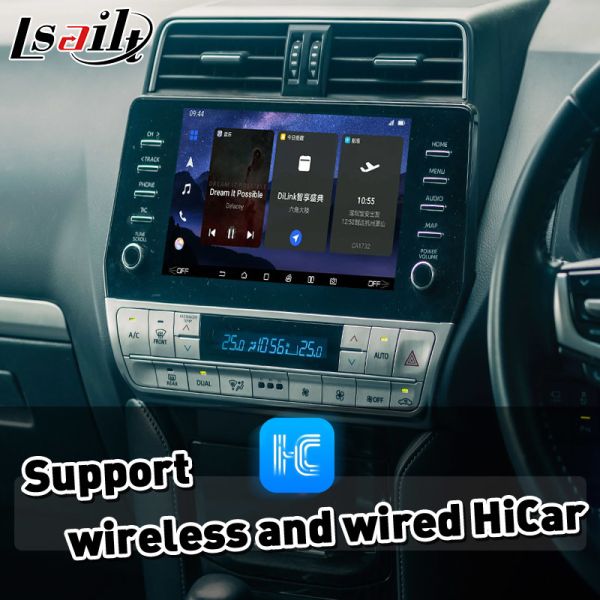Lsailt Wireless Android Auto Carplay Interface for 2020-Present Toyota Land Cruiser Prado 150