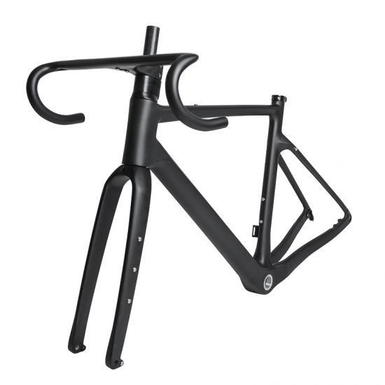 Hidden Cable Full Carbon Fiber T1000 Road Gravel Bike Frameset 700C
