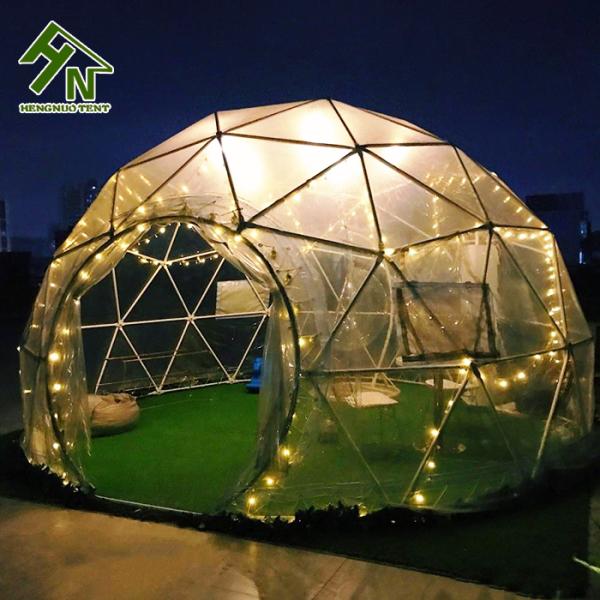 Temporary Geodesic Dome Tent Transparent Pvc Roof For Outdoor Events