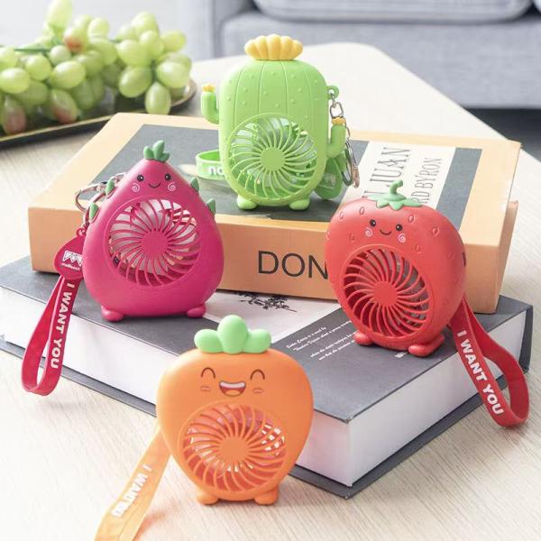 Juguetes de recarga de mini USB Clavier de bolsillo de escritorio abanico promocional llaveros