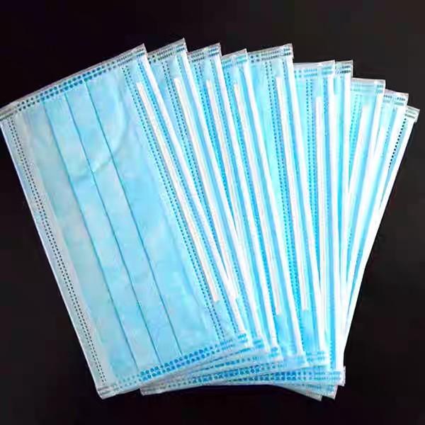 Factory Stock Anti Dust Virus Surgical 3ply Disposal Medical Face Masks 3 ply surgical face mask  disposable medical fac
