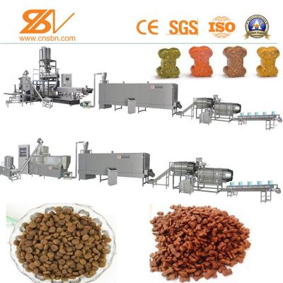 Máquina da extrusora dos alimentos para animais de estimação, alimentos para animais de estimação que processam o certificado do CE da maquinaria/GV
