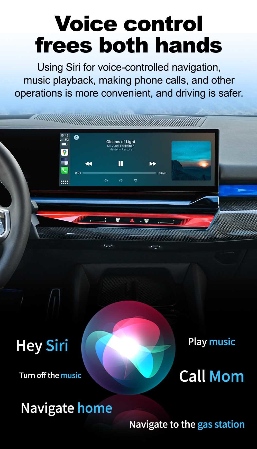 CarPlay BMW AI Box Multimedia Video Box With Split Screen 5GHz