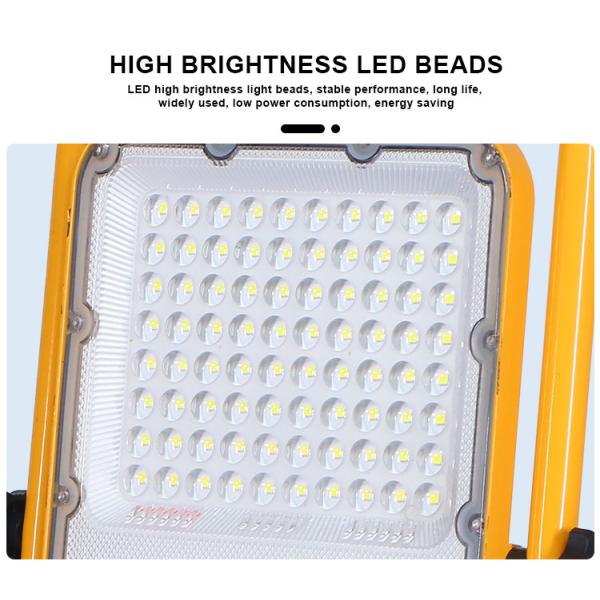 High-Brightness Portable LED Work Light Aluminum Alloy Body IP65 Waterproof For Workshops  Warehouses Construction Sites