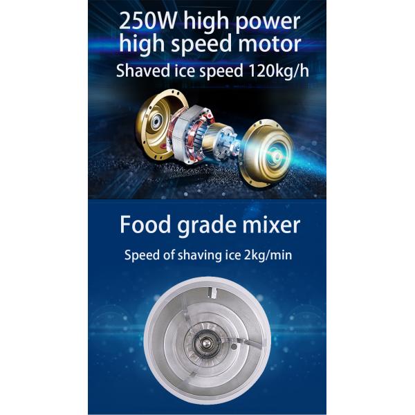 Электрические дробилки для ледоколов дробилки для леда бритвы с лезвиями из нержавеющей стали 304