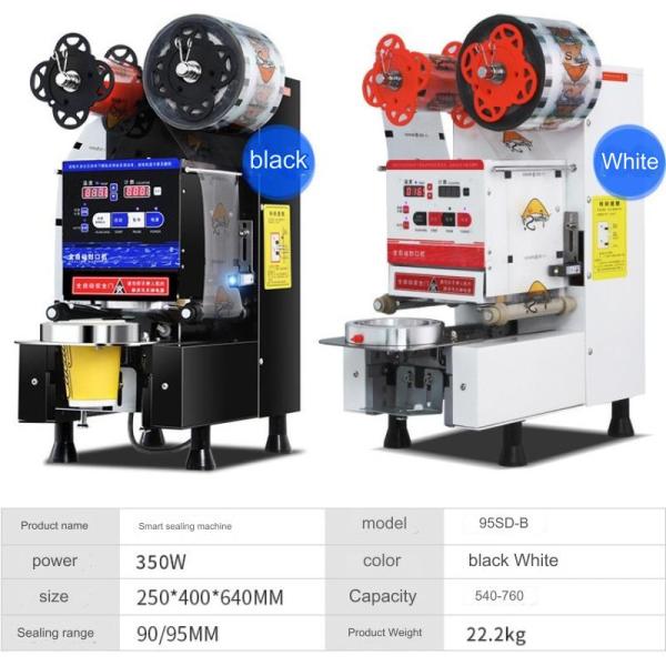 22.2 KG Capacity Milk Tea Sealing Machine with Temperature Control and Easy Operation