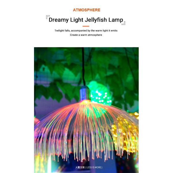 IP65 Acrylic Material Solar Jellyfish Lamp LED Light Strings for Courtyard Atmosphere