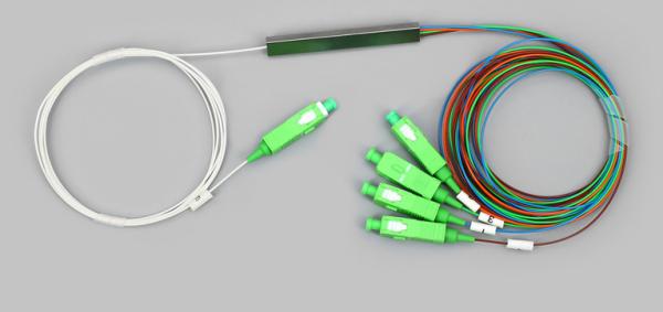 1*N Steel Tube Type Fiber Optic PLC Splitter for FTTX System