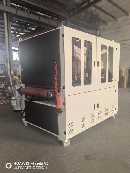 300mm 220V Wood Sanding Machine Metal Sheet Belt Sander Skin Deburring Machine