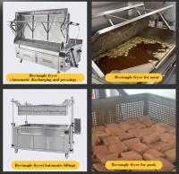 Máquina de fritura automática comercial de cozinha Economia de energia ISO9001