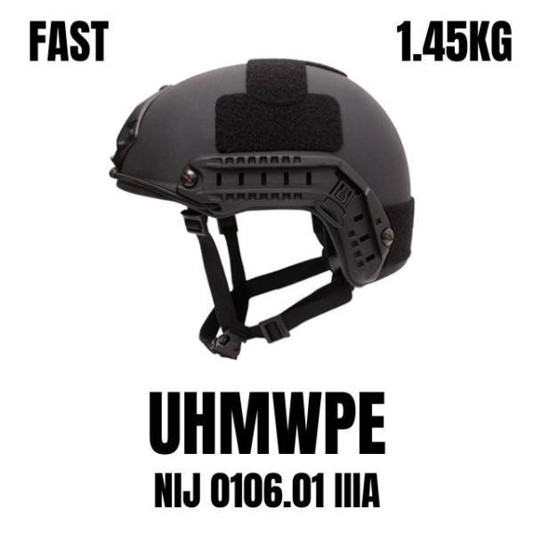 FAST Tactical Ballistic Helmet UHMWPE NIJ IIIA Lightweight