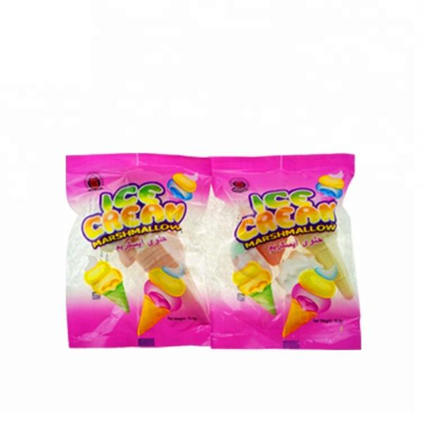Cute Shape Multi Colored Mini Marshmallows Fruit Cotton Confectionery