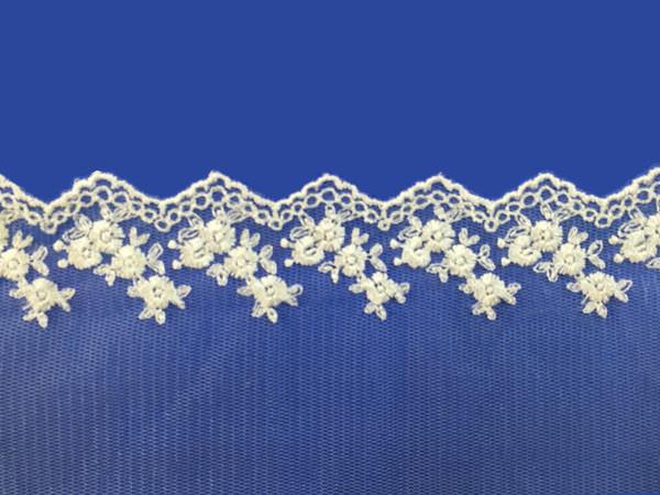 Fashion Embroidered Custom Made ladies suits lace dress fabric /Embroidery Lace Fabric