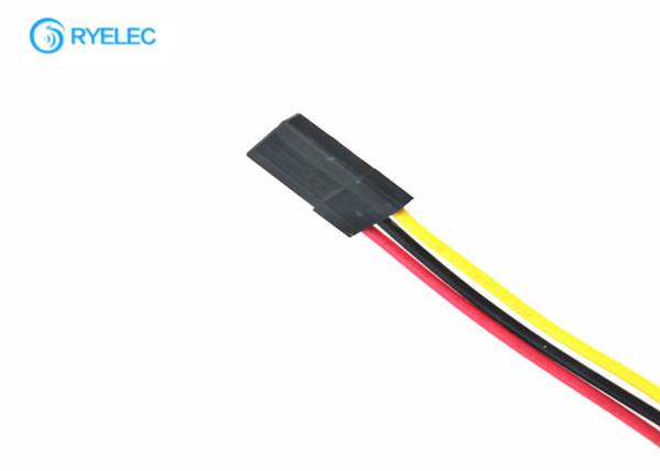 3 Pin 24AWG Wire Harness Dupont 2.54mm Female Connector To 3*1 Hooker With UL1007 Cable