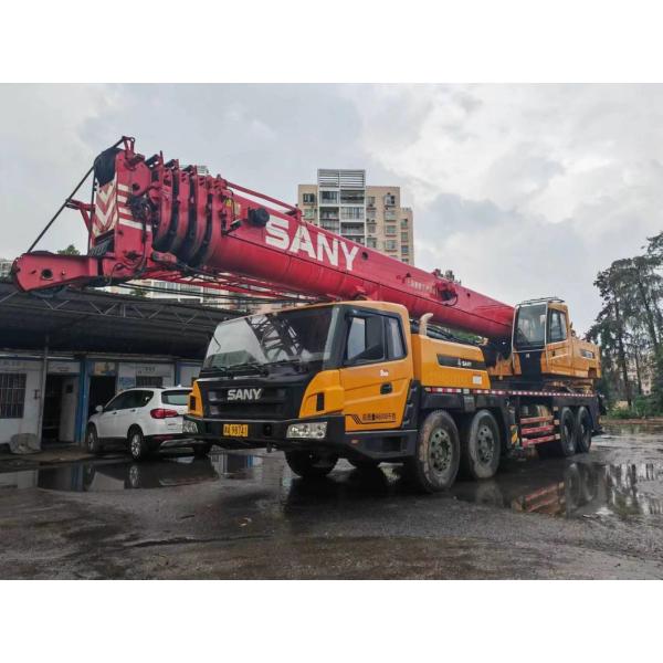 Servicio post-venta 2013 Stc750s grúa de camión de 75 t grúa móvil usada grúa hidráulica naranja