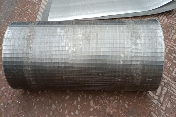 Tubo angular da tela de fio da cunha do filtro da tubulação de filtro SS304 da construção forte