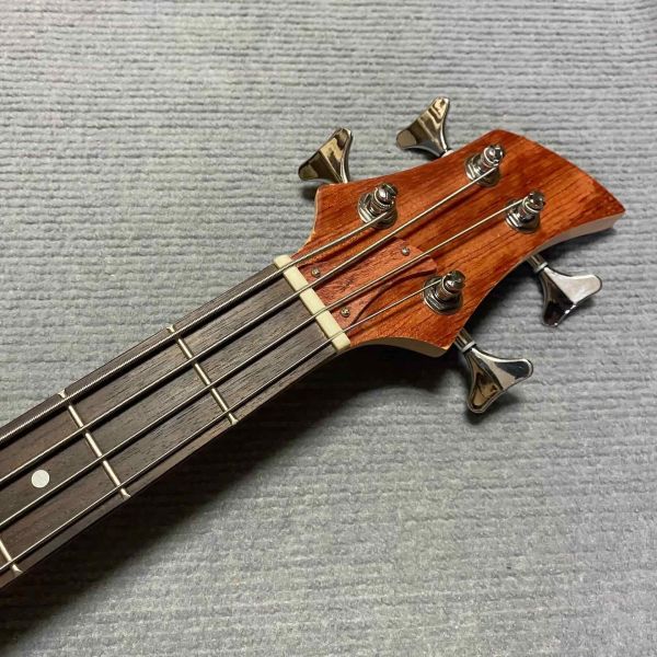 Custom Dan Armstrong 4 Strings Acrylic Electric Bass Maple Neck Rosewood Fretboard w/H