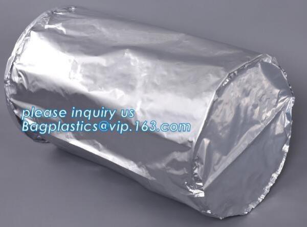 Factory Custom Round Bottom Aluminum Foil Liner Bags For Drum Liner Bag Customized Flexible hd liner drum 200 ltr