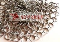 Tipo metal de aço inoxidável Ring Mesh For Decorativing Building Facades da solda