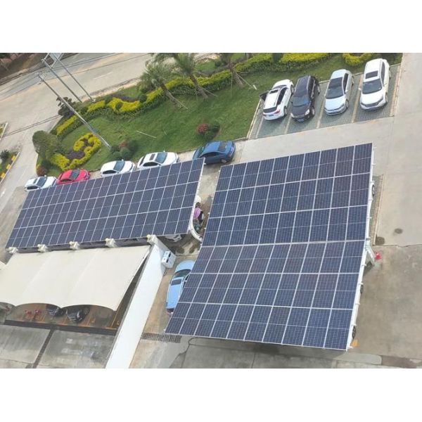 Q355B Solar PV Carports Weather Resistant 35m/S Wind Carport Pv System