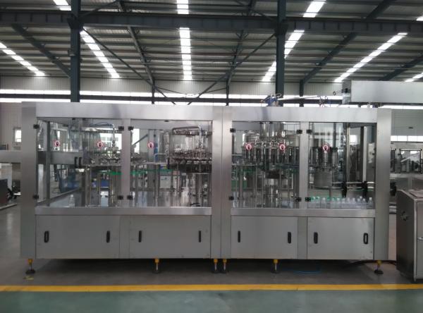 AC220V / AC380V Beverage Bottling Equipment For Screw Cap Round Bottle