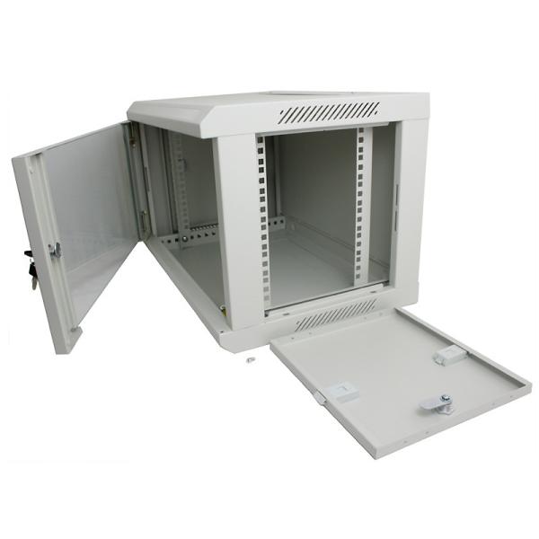 Home Server Network Rack Cabinet 6u Wall Mount Glass Door For Dustproof