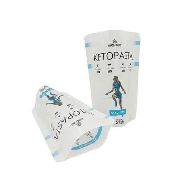 Plastic Sport Pouch spaghetti Pack Bag With k, Printed Packaging Pouch With zipper